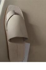 Clarks Ladies Original Sandals Zori Stitch Off White Nubuck Leather UK 4 D EU 37
