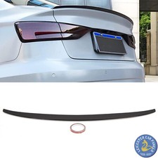 S3 Style Audi A3 S3 RS3 Saloon 2013-2020 Rear Trunk Boot Lip Spoiler Gloss Black