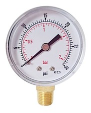 Pressure Gauge 50mm 1/4 BSPT
