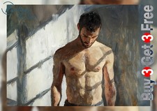 Male Figurative Study 5"x7"