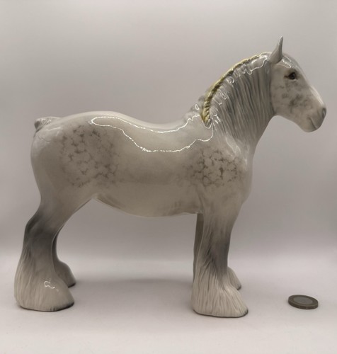 Beswick dapple grey shire - dapple,