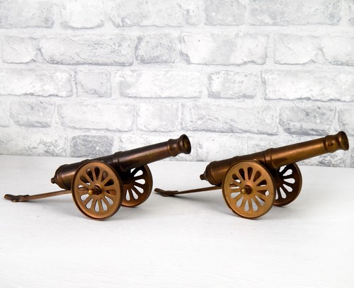 Pair vintage model brass - vintage,