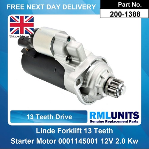 Starter motor for linde - starter,