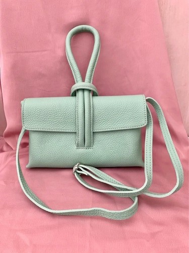 Borse pelle turquoise mint - borse,