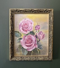 Vintage Signed Floral Still