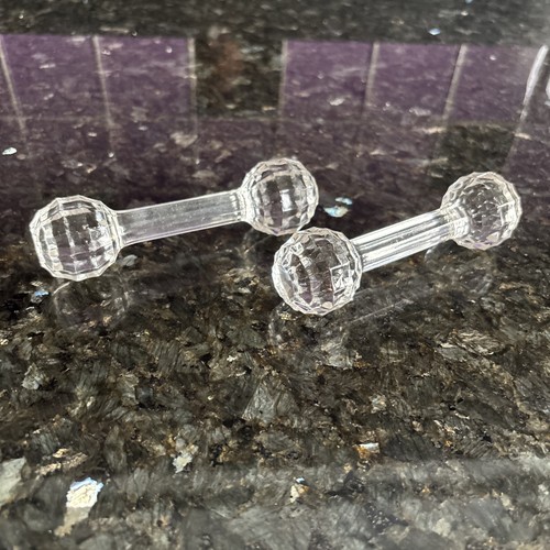 Vintage cut glass crystal - 2, x