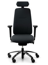 RH Logic 220 Ergonomic Chair with Neckrest - Black