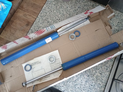 New front shock absorbers - front,