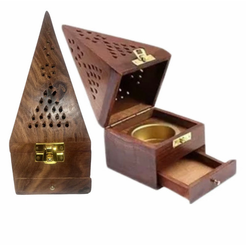 Large wood bukhoor burner - bukhoor,