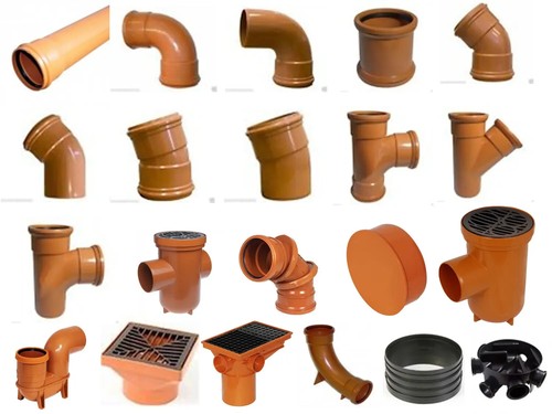 Underground drainage pipes - pipes, &