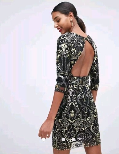 Tfnc damask black gold - black, &