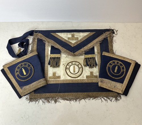 Masonic bengal apron - masonic, &