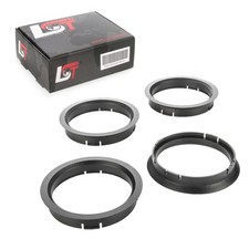 4x centering rings spacers for alloy wheels Ø 65.1 mm - Ø 72.5 mm for SAAB