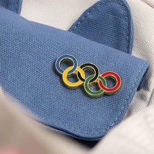 Olympic Rings Logo Enamel Pin