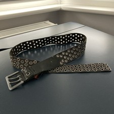 Diesel Leather Belt Grommet