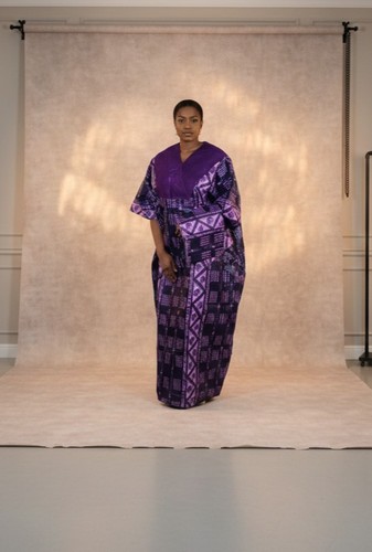 Women african print kaftan - african,