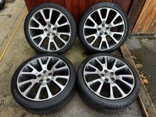 SET VAUXHALL MERIVA B 18" ALLOY WHEELS + TYRES ASTRA CORSA ZAFIRA 13303626