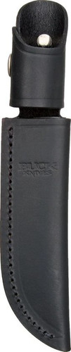 Buck 105s black leather belt - black,
