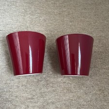 Ceramic Plant Pots X 2 15cm X