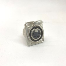 Neutrik NC4FD-LX Female 4 Pin XLR Chassis Panel Mount - Bundle of 20