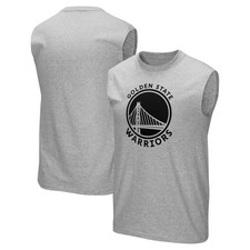 Golden State Warriors Vest Men's NBA Fanatics Grey Basketball Tank Top - New