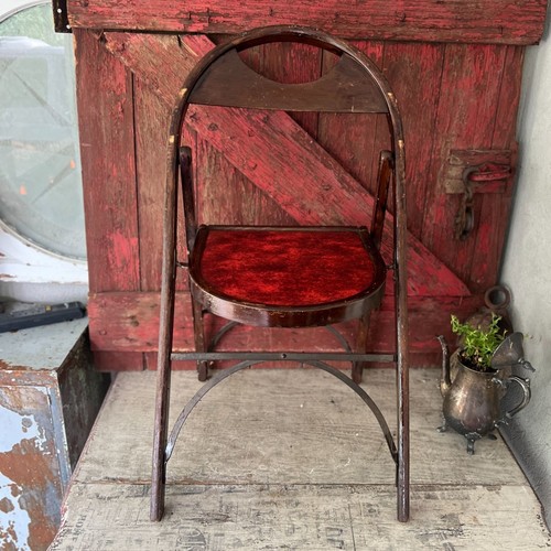 Vintage folding church - folding, chair
