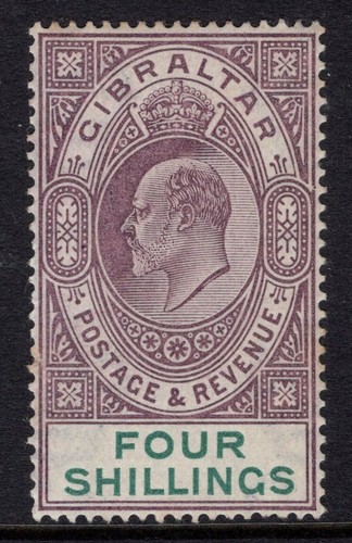 Gibraltar 1903 purple - 4s, &