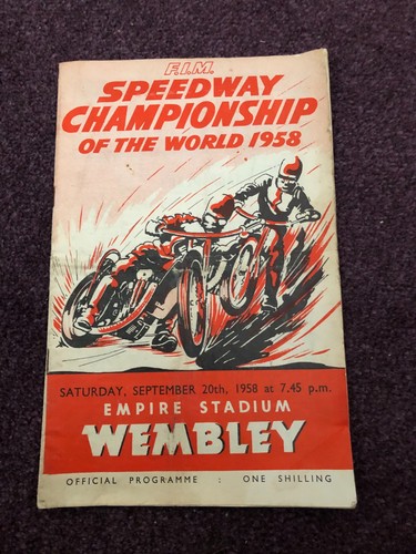 Speedway programme 1958 world - 1958,