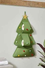 BNWT  NEXT Green Xmas Christmas Tree & Star⭐️ Toilet Roll Holder & Pocket