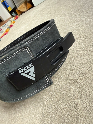 Rdx black leather lever - leather,