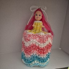 Retro Toilet Roll Cover Doll