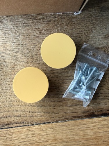 10x yellow cabinet drawer - yellow,