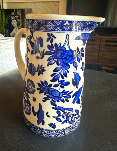 Antique coalport blue white - blue,