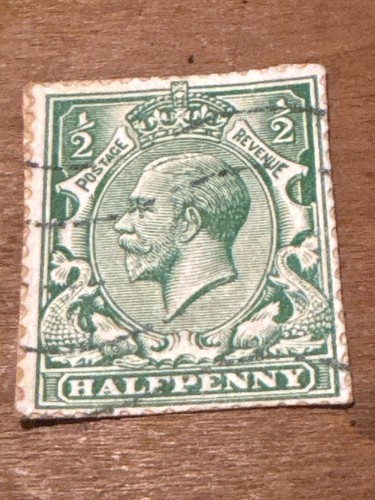 1914 great britain half penny - great,