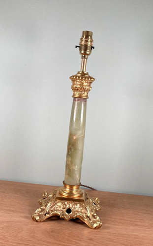 Antique onyx and brass - antique,
