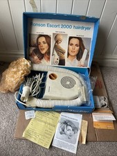 Ronson Escort 2000 Hairdryer Working Original Box retro vintage retired