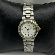 23mm Accurist Japan Date Dial Two Tone Quartz Watch Untested Parts / Repair