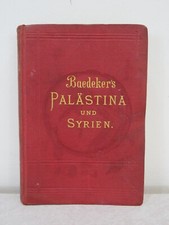 Palestine BAEDEKER'S SYRIAN 1880