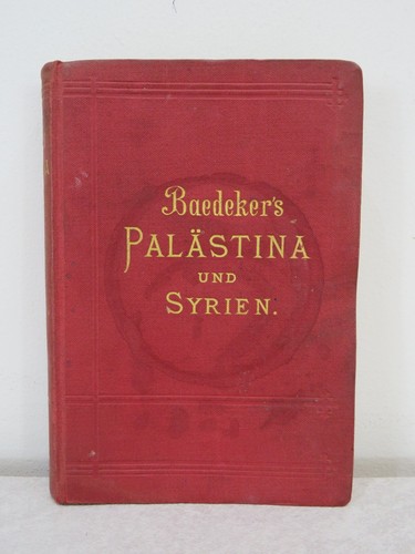 Palestine baedeker syrian - baedeker's,