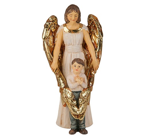 Guardian angel statue - guardian, w/boy
