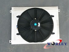 Aluminum Shroud&fans For VW GOLF MK1 Jetta SCIROCCO GTI SPEC 1.6 1975-1981 MT