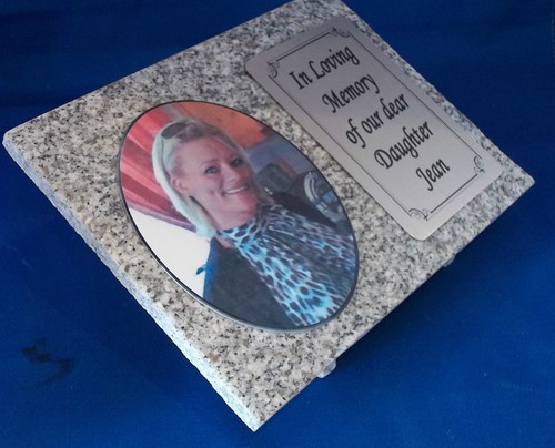 Personalised grey granite - personalised,