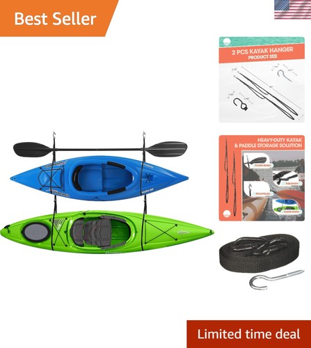 Adjustable double kayak rack - adjustable,