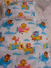 new handmade dolls pram padded quilt set very pretty