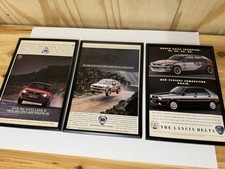 3 X Framed Original Lancia