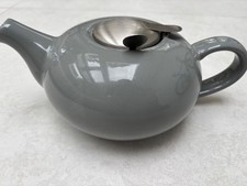 ‘Pebble’ Grey contemporary Japanese style teapot with infuser ceramic