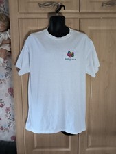 Vintage Fruit of the Loom Tombola Bingo T Shirt White Size Large