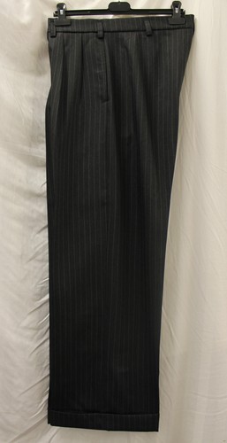 Men 1940 grey pinstripe - men's,