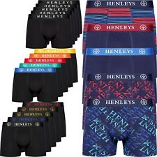 5 Pack Mens HENLEYS Various Underwear Designer Shorts Gift Set Boxers Trunks