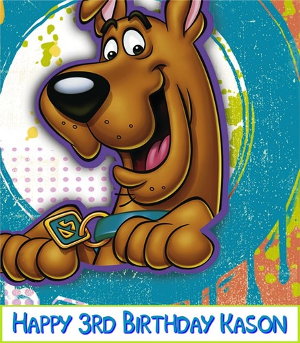 Scooby doo edible cake topper - scooby,